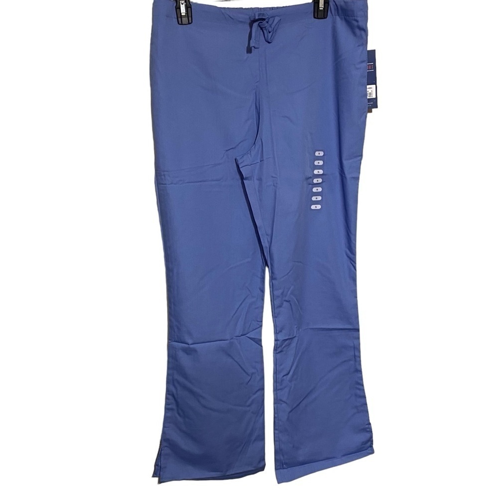 Bundle Cherokee ladies scrub pants 3 ceil blue size small NWT, drawstring